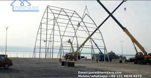 Heavy Snow Resistance Tents Structure With Pyramid Roof For Outdoor Commercial Event Heavy Snow Resistance Tents Structure With Pyramid Roof For Outdoor Commercial Event